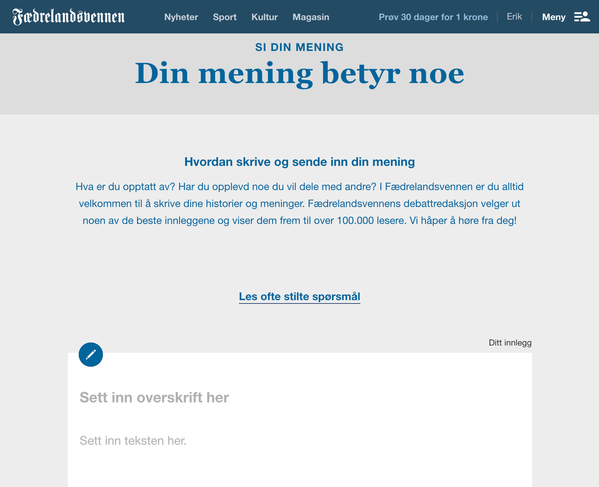 Nok en avis stenger kommentarfeltet: – Ikke mulig å ha en Kommentarer (innl.tekster, TB og TA) | Bokselskap